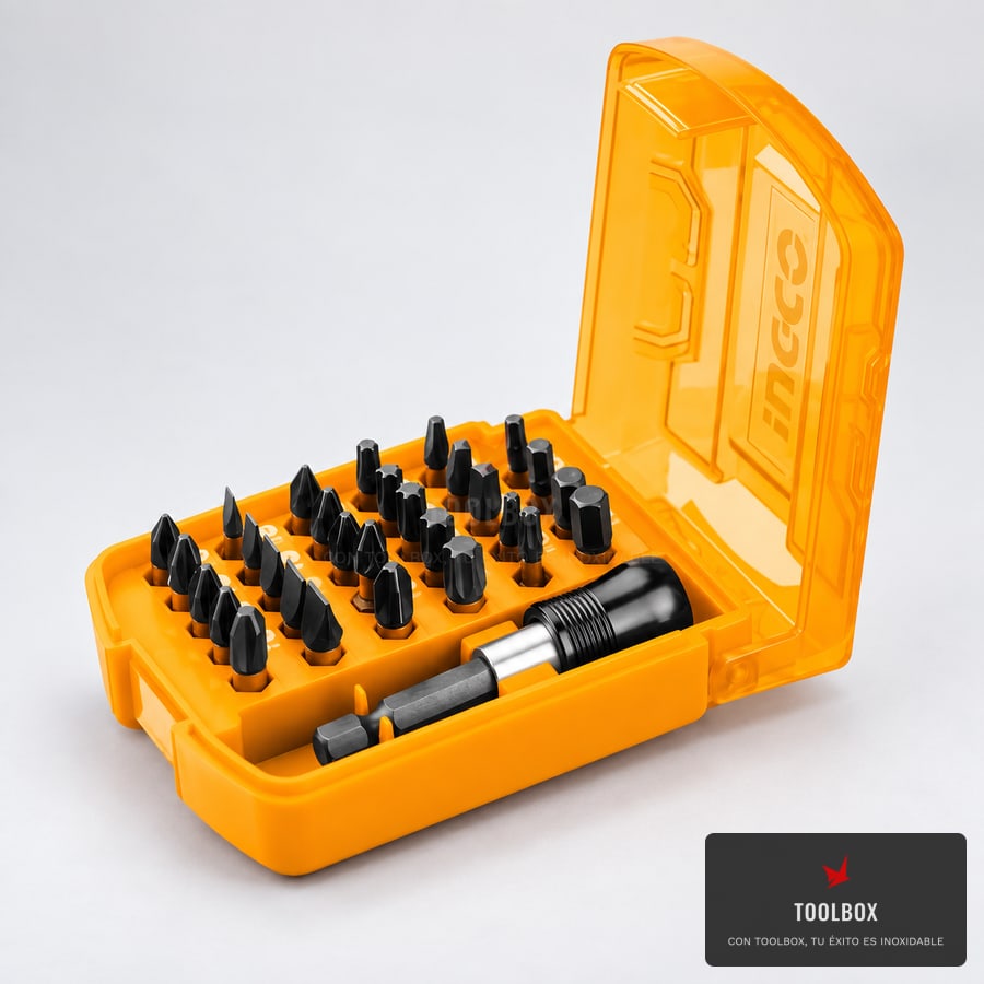 Juego de puntas de impacto 30 piezas INGCO AKSD68303