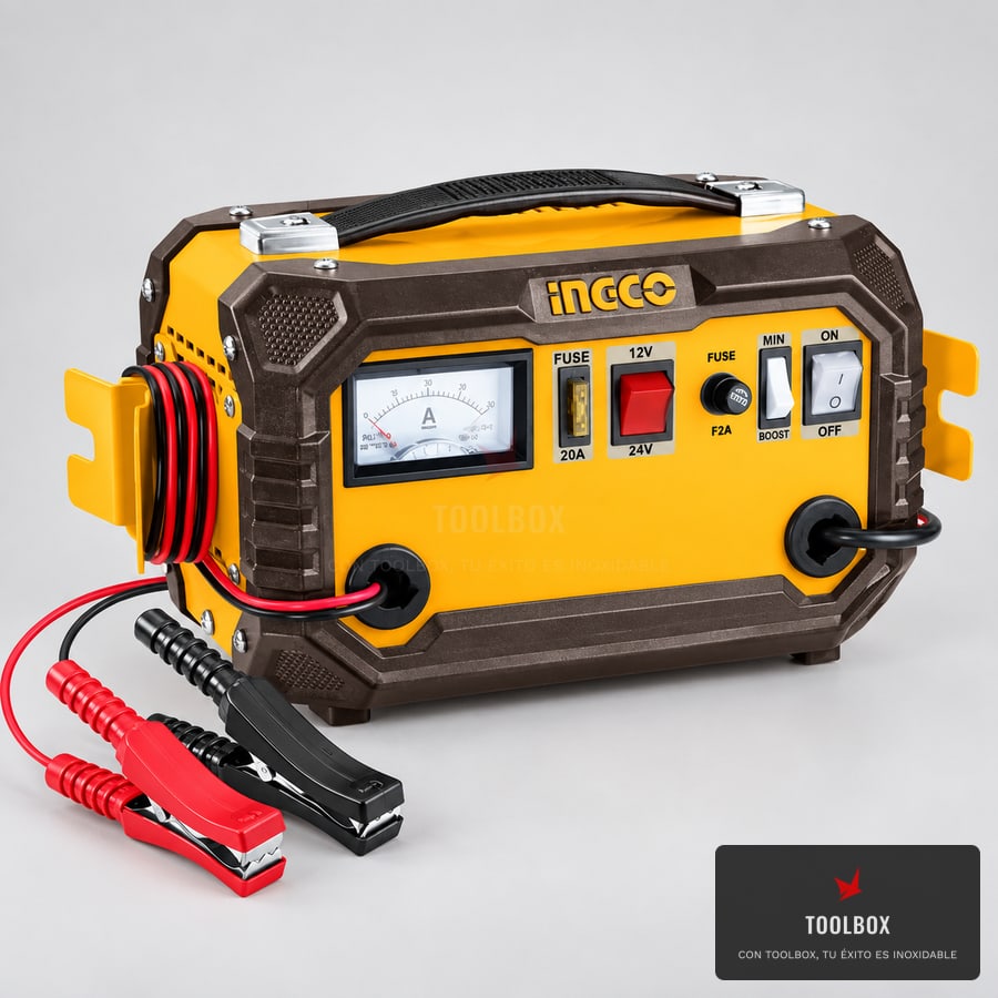 Cargador de baterías 12/24 V INGCO ING-UCB1601 · imagen 1 de 2